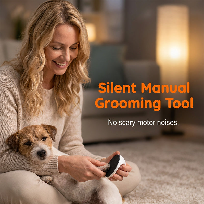 Round Sandpaper Detachable Dog Nail Grinder