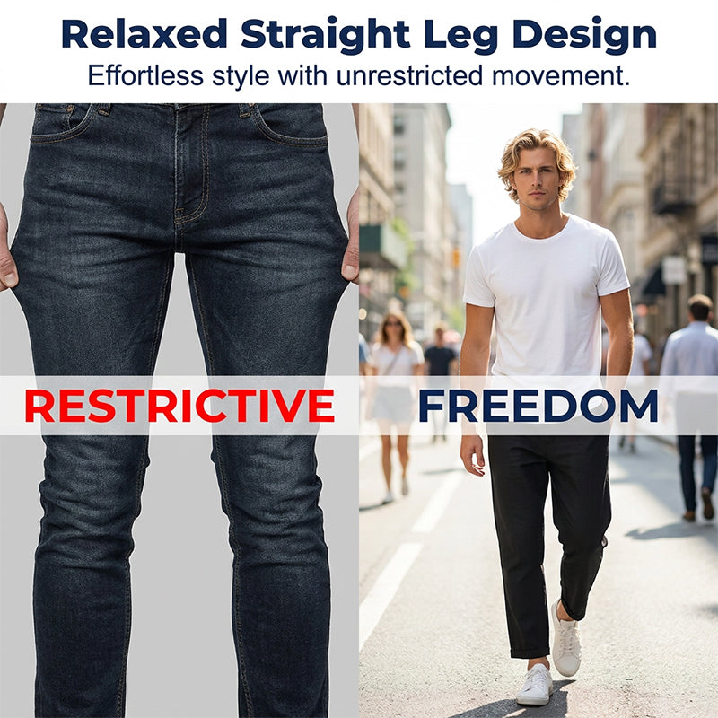Men’s Straight-Leg Loose-Fit Lightweight Pants