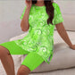 💕Women's Casual Printed Tunic Top & Shorts Set ✨Comfy, Flowy & Made For Sunny Days ☀️
