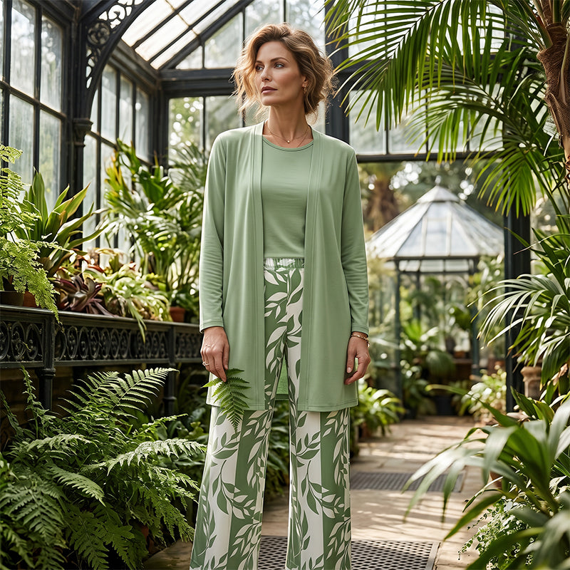 Women's Floral Print Long Sleeve & Pants Set😍 Effortless Elegance In One Outfit ✨