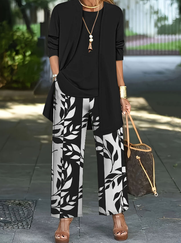 Women's Floral Print Long Sleeve & Pants Set😍 Effortless Elegance In One Outfit ✨