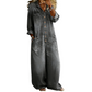 ✨ Timeless Denim Style | Women's Relaxed Wide-Leg Utility Jumpsuit