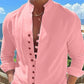 👕 50% OFF NOW! 🌊 Men's Linen Button Up Summer Beach Shirt-Breathable & lightweight☀️