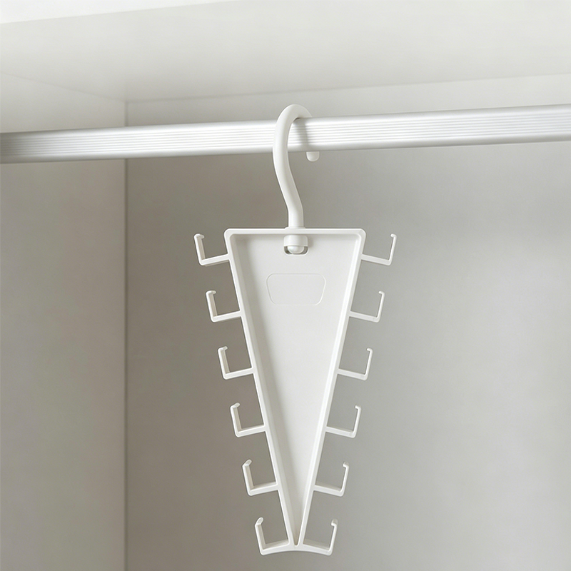 🏆 Last Day Special Price £6.99 ! 🔥Buy 2 Get 1 Free 🛒Multifunctional Triangle Closet Organizer