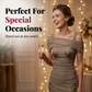 👗 LIMITED-TIME 52% OFF! ✨ Women's Off-Shoulder Top & Skirt Set – Embroidered, Fishtail, Elegant