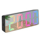 LED Digital Alarm Clock with Mirror Surface