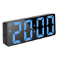LED Digital Alarm Clock with Mirror Surface