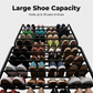 Exclusive 50% OFF | Over-the-Door Shoe Rack | Space-Saving Hanging Shoe Organizer with Angled Shelves | Tool-Free Assembly for Entryway, Closet & Dorm