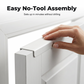 Exclusive 50% OFF | Over-the-Door Shoe Rack | Space-Saving Hanging Shoe Organizer with Angled Shelves | Tool-Free Assembly for Entryway, Closet & Dorm