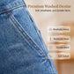 Women's High-Waist Straight-Leg Denim Jeans
