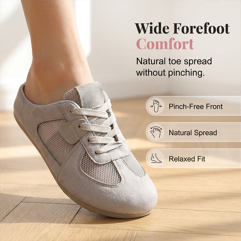 💃2026 Hot Sale 50% OFF💎Women's Breathable Mesh Panel Mule Sneakers