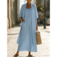 Women's Casual Dress & Cardigan 2-Piece Set