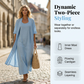 Women's Casual Dress & Cardigan 2-Piece Set