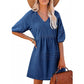 Women's Loose Fit Casual Denim Dress