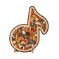📢📢50% OFF !! ⏰Wooden Musical Note Jigsaw Puzzle🎶🧩