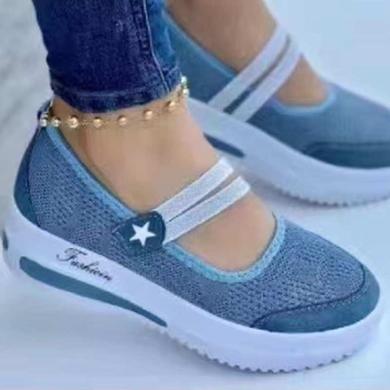 🌸Summer Hot Sale 50% OFF💖Women's Breathable Mesh Slip-On Platform Sneakers
