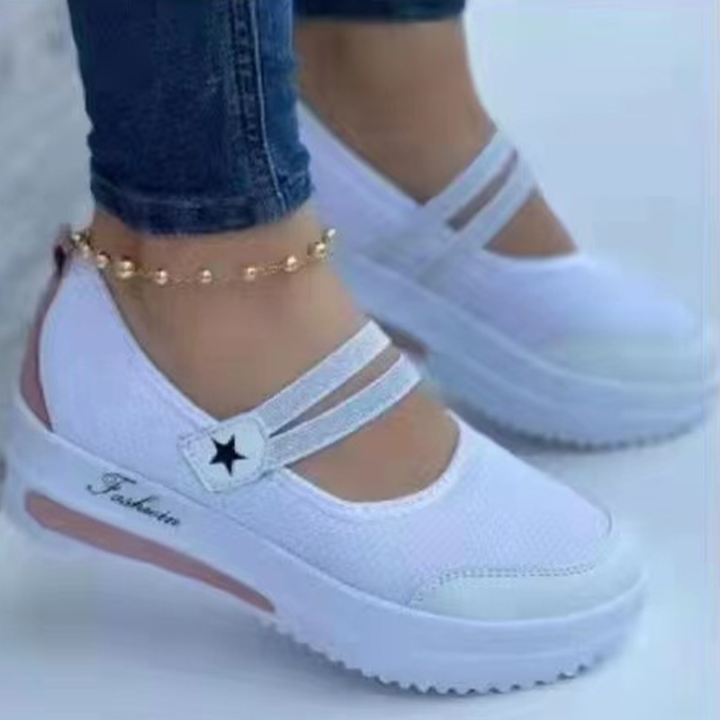 🌸Summer Hot Sale 50% OFF💖Women's Breathable Mesh Slip-On Platform Sneakers