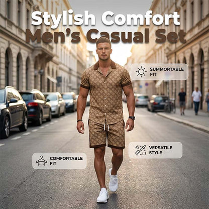 👕Men's Printed 2-Piece Summer Set☀️