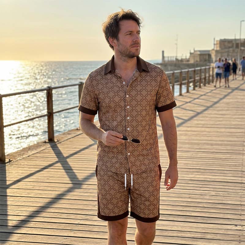 👕Men's Printed 2-Piece Summer Set☀️