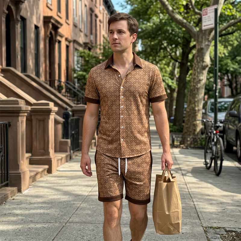 👕Men's Printed 2-Piece Summer Set☀️