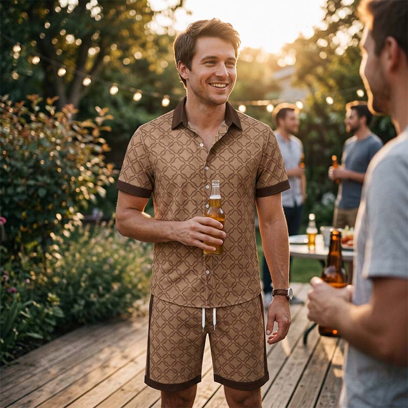 👕Men's Printed 2-Piece Summer Set☀️