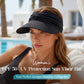 Summer Solid Color Sun Hat – Soft, Wide Brim & Elastic Fit