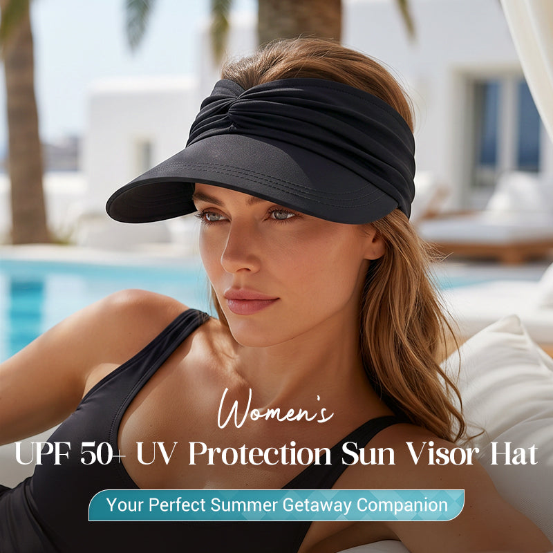 Summer Solid Color Sun Hat – Soft, Wide Brim & Elastic Fit