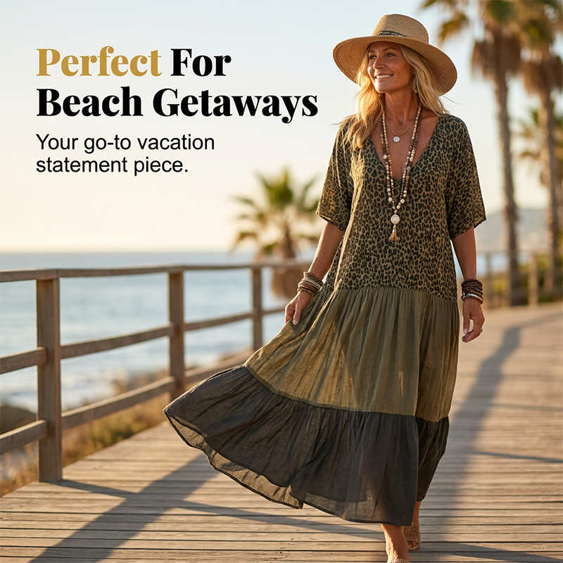 🌸 50% OFF NOW! 🌸Women's Elegant Bohemian Maxi Dress