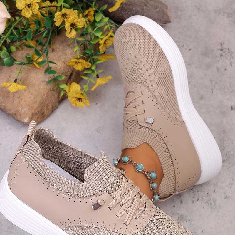 Women's Breathable Mesh Slip-On Walking Shoes