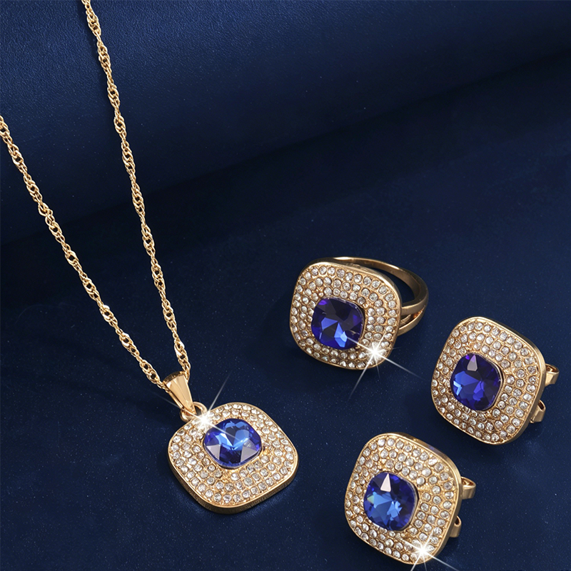 💎Sparkle Every Day: Elegant Crystal Rhinestone Jewelry Set✨