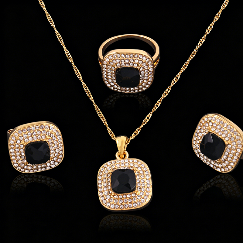 💎Sparkle Every Day: Elegant Crystal Rhinestone Jewelry Set✨