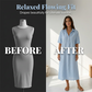 Women's Casual Linen Blend Shirt Dress