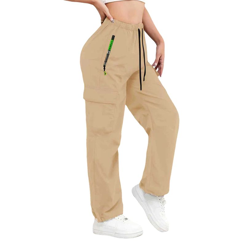 👖⏳LAST DAY SALE ONLY ￡15.99!!💥 Women's Multi-Cargo Pants with Pockets – Loose Fit, Drawstring Waist, Breathable ✨