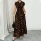 👗 50% OFF NOW! 🐆 Women's Elegant Leopard Print Lapel Dress – Chic, Flattering & Bold Statement Style 🥂