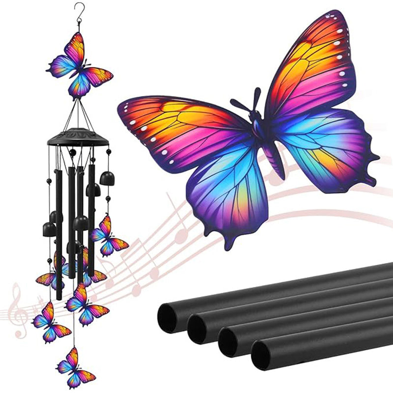 🎵Vintage Metal Memorial Wind Chimes – Soothing Melody, Rust-Resistant Aluminum, Retro Design ✨