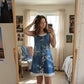 👗☀️Women's Faux Two-Piece Denim Print Dress - Throw It On And Look Instantly Put Together✨