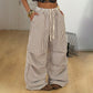 Women's Striped Wide Leg Pants