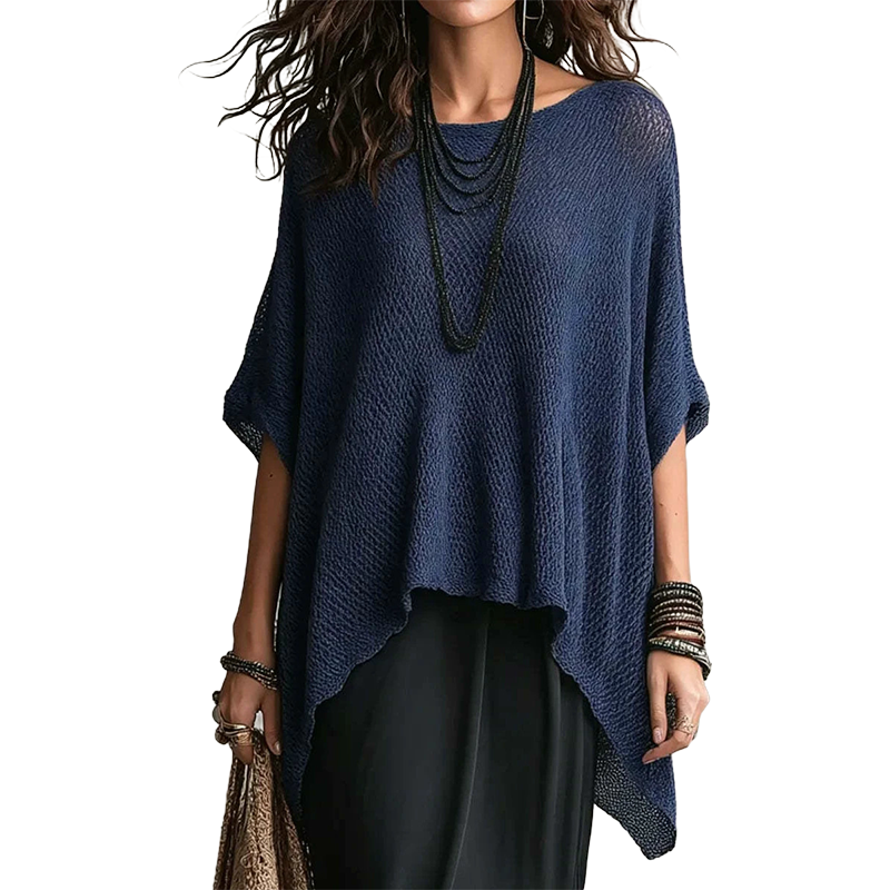 ⌛Limited-Time Offer-Women’s Hollow-Out Batwing Sleeve Knit Top