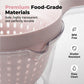 Double-Layer Fruit Washing Basket with Handle and Pour Spout