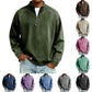 👕Men's Vintage-Wash Half-Zip Pullover– Casual Street Style Sweatshirt ✨