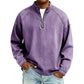 👕Men's Vintage-Wash Half-Zip Pullover– Casual Street Style Sweatshirt ✨