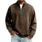 👕Men's Vintage-Wash Half-Zip Pullover– Casual Street Style Sweatshirt ✨