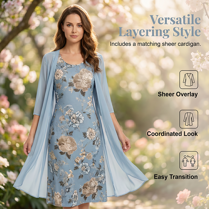 Women Floral Midi Dress