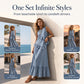 Women's Sleeveless Ruffle Maxi Dress
