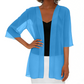 🏆LAST DAY SALE: ONLY ￡9.99!!🎁✨Women's Chiffon Open Front Cardigan Loose