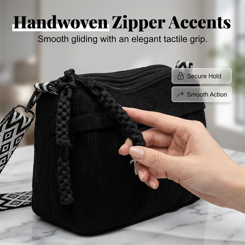 👛 Women's Vintage Large-Capacity Crossbody Bag