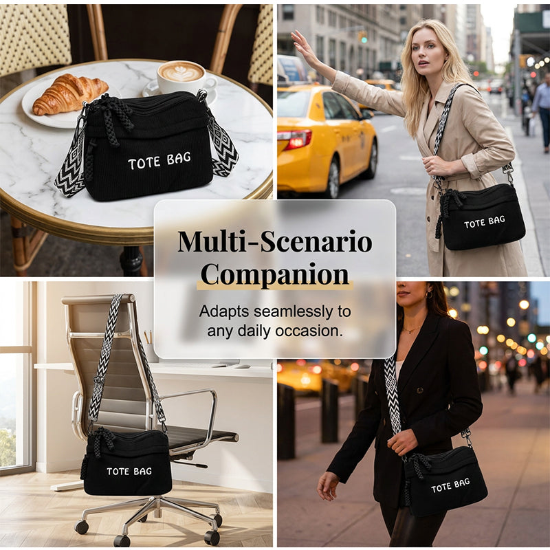 👛 Women's Vintage Large-Capacity Crossbody Bag