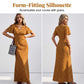 🌸 50% OFF NOW! 🌸Women's V-Neck Polka Dot Maxi Dress