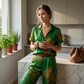 Women’s Casual Short Sleeve Top and Pants Set