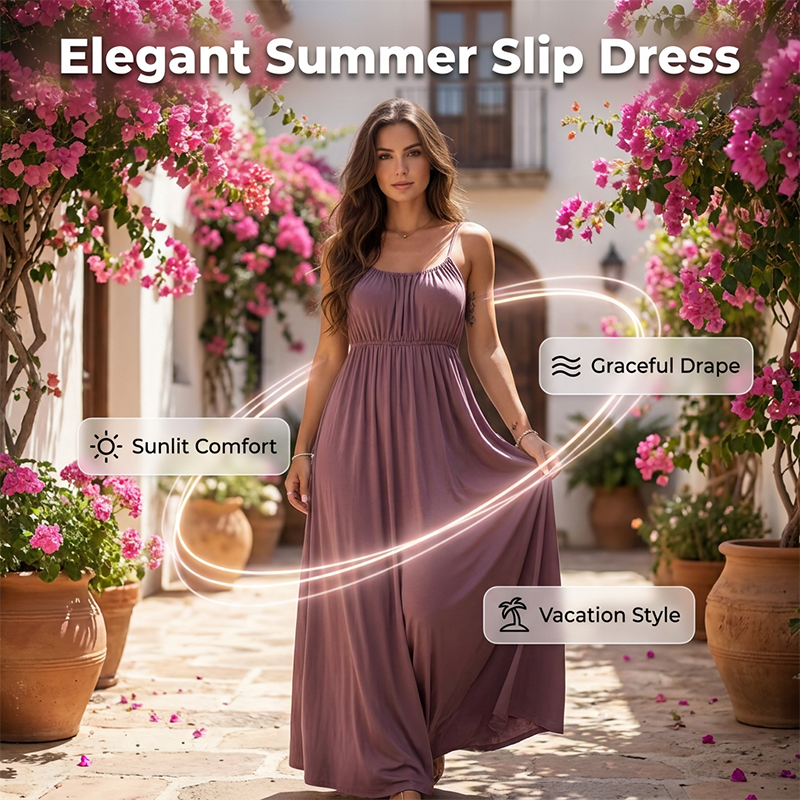 🎁2026 New Arrivals 50% OFF💥French Slip Dress – Breezy & Effortlessly Chic